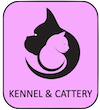 icon of a cat and dog showing this kennel has boarding facilities for both cats and dogs 