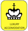 image of a crown representing luxury accommodation for your dog